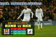 【富博】12月7日21:30 英超 西汉姆VS斯旺西