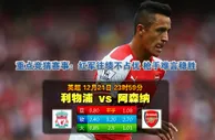 188BET金宝博12月22日英格兰超级联赛:利物浦VS阿森纳 