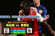 【富博】12月23日03:00 葡超 布拉加VS费雷拉 