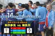 赛事推荐: 科尔多瓦 VS 埃瓦尔
