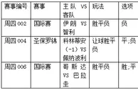 周四3串1：智利有望击败伊朗