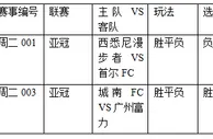 过关2串1:卫冕冠军遭劫 城南需防不胜