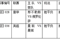 过关2串1：那不勒摘百合 曼市德比无平