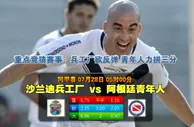 玩球网心水：阿甲春　7月28日 5:00　沙兰迪兵工厂 VS 阿根廷青年人