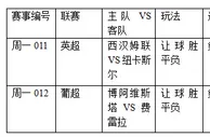 过关2串1:喜鹊客场逃生 费雷拉有胜算