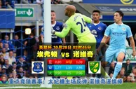 玩球网心水：英联杯　10月28日 3:45　埃弗顿 VS 诺维奇