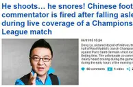 博彩资讯：乐视解说赛中睡觉火到英国 球员打门他打鼾