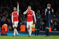 玩球赛报：英超-阿森纳2-1曼城4连胜 厄祖2助攻吉鲁建功