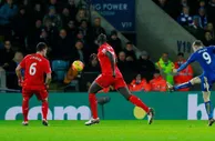 玩球赛报：英超-莱斯特城2-0胜利物浦 瓦尔迪逆天世界波