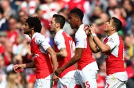 玩球赛报：英超-阿森纳4-0沃特福德 桑神传射伊沃比破门
