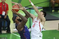 奥运男篮：阿联阿杜同砍25分 中国57分负美国