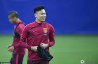 预计首发：郜林+张玉宁中锋 于海或踢左后卫