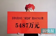 玩球头条：河北男子5525万大奖 1000万给孩子剩下给老婆