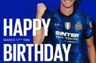 国米祝哲科37岁生日快乐，效力1年多赢得1个意杯和2个意超级杯