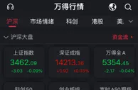 A股走势分化：沪指小幅低开 汽车等板块领跌
