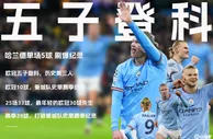 五子登科！哈兰德单场狂轰五球打爆莱比锡，刷爆多项纪录！