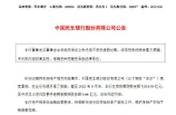 民生银行：涉及风险事件逾期按揭贷款余额0.66亿元