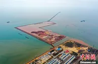 广西钦州港东航道扩建工程全面提速