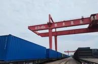 武汉首开“阳逻港—杜伊斯堡”水铁联运测试班列