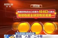 【奋斗百年路 启航新征程】数说“入世”二十年
