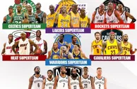 篮球资讯：抱团成瘾！美媒列NBA历史10大超级团队，湖人和詹皇全面霸榜