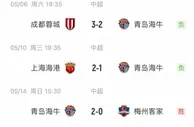 主场2-0击败梅州客家，青岛海牛终结三连败迎来赛季第二场胜利