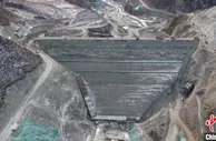 青海首个地方水利PPP项目浩门水库大坝填筑完成