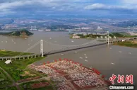 粤珠江口将建首条双层过江通道 为世界上跨径超大双层悬索桥