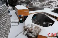 冬日体验西藏墨竹工卡县德仲温泉