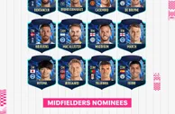 FIFA23英超最佳阵中场12人候选：厄德高、三笘薫领衔，B费无缘