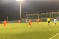 王钰栋替补出场梅开二度，U17国少4-1海湾FC U19