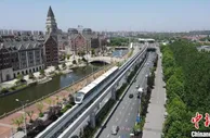 国内首条连续刚构跨座式单轨热滑试验圆满成功
