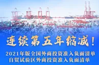 权威快报丨外资准入负面清单连续第五年缩减