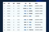 大连人队2023赛季中超联赛赛程表