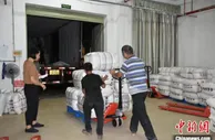 广西向洪涝灾害严重地区调拨逾30万件救灾储备物资