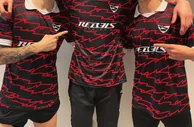 德赫亚晒和加纳乔、佩里斯特里合照，三人均穿他电竞俱乐部衣服