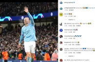 哈兰德社媒晒图“五指山”庆祝进球：give me five✋????????