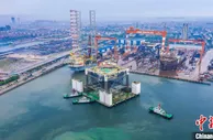 亚洲最大深海智能网箱安置烟台长岛海域