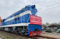 2022年粤港澳大湾区首趟跨境电商中欧“年货班列”顺利发出