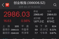 A股震荡整理：创业板指涨0.56%，医美概念股活跃