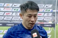 于汉超：小时候曾梦想效力大连队 连场进球是全队功劳
