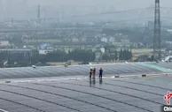 江苏最大跨度弧形光伏建筑一体化项目建成并网