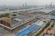 广交会展馆四期项目春节施工“不打烊”