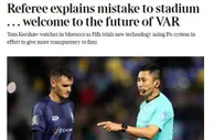 泰晤士：马宁解释改判创造历史，有助于提升透明度平息VAR的骂声
