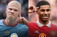 曼市双星！世界杯之后仅拉什福德、哈兰德在英超参与进球达10球