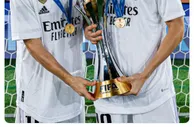 塞巴略斯晒与莫德里奇合影：真是一位传奇????⚽️