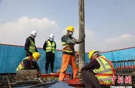 宁马城际铁路“第一墩”成功浇筑