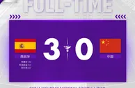 中国国家女子足球队场热身赛0:3负于西班牙女足