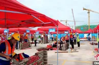 福建建筑行业砌筑工“比武”