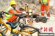 城市排水管网“深度体检” 福建南安活用“管道检测机器人”